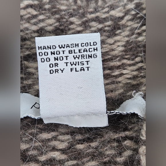 paraphrase Womens Sweater Petite Small Lambswool Angora Hair Mock Neck - Picture 8 of 8